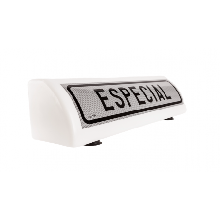 Cartel avisador ESPECIAL sin luz