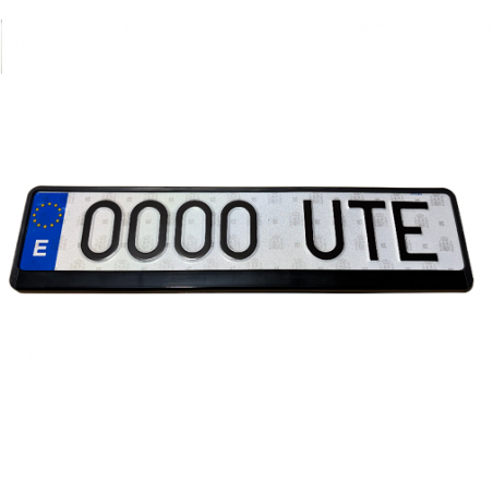 PORTA MATRICULA 520x110